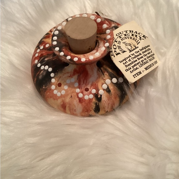 Jabiru Outback Pottery Urn Australia mini Signed - Picture 8 of 8